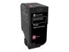 TONER MAGENTA LRP HAUTE CAPACITE LEXMARK CS725 ORIGINE