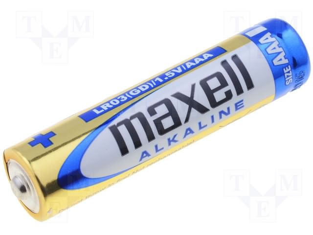 Maxell Pile Alkaline LR3(GD) 4B AAA